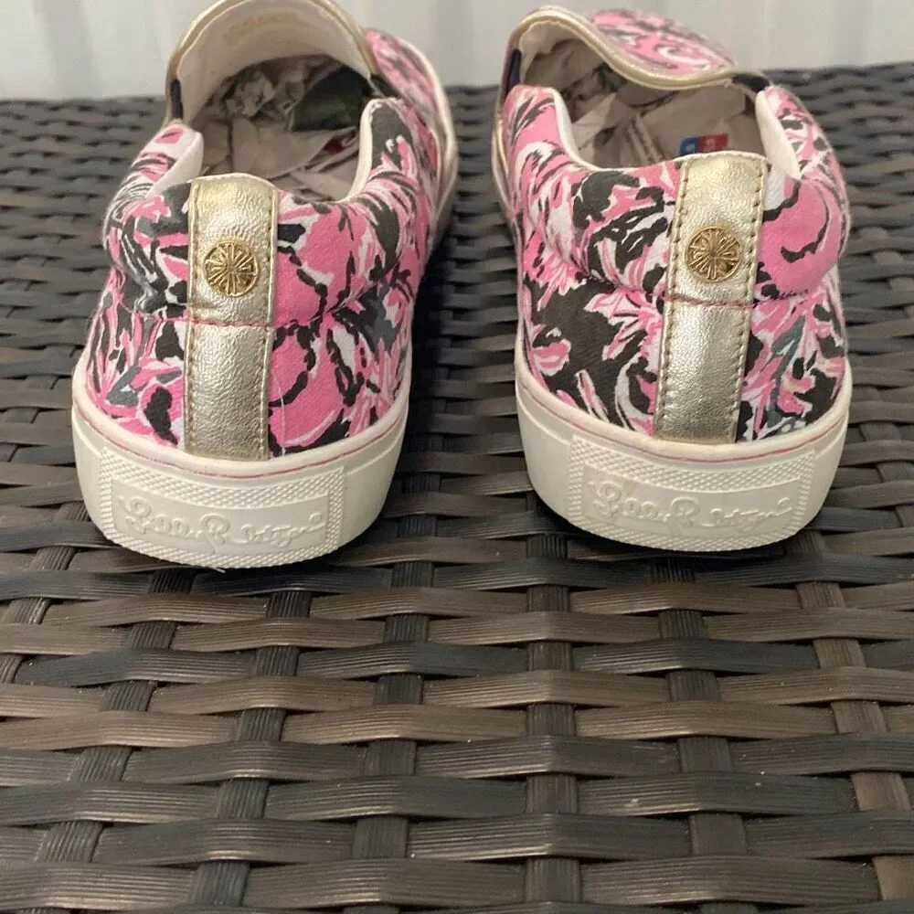 Lilly Pulitzer sneakers Julie hanging with my boo